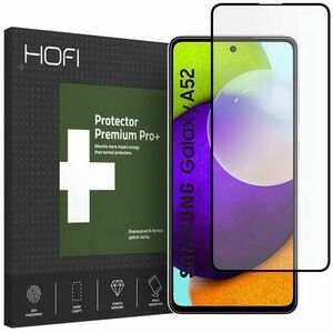 Folie de protectie Ecran HOFI PRO+ pentru Samsung Galaxy A52s 5G A528 / A52 5G A526 / A52 A525, Sticla securizata, Full Glue, Neagra HOFI081BLK imagine