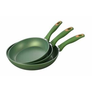 Set tigai antiaderente din aluminiu turnat sub presiune Zass Gourmet ZG-ZCS 06, Verde imagine