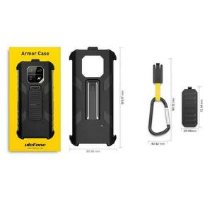 Carcasa de protectie multifunctionala pentru Ulefone Armor 22 cu clema si carabina imagine