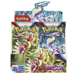 Set 10 cartonase Pokemon TCG: SV01 - Booster imagine