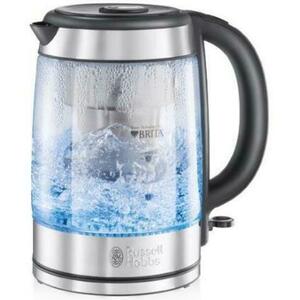 Fierbator de apa Russell Hobbs Clarity, 1.5 L, 2200 W (Negru/Transparent) imagine