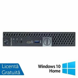 Calculator Sistem PC Refurbished DELL OptiPlex 5060 Mini PC, Intel Core i5-8500T 2.10-3.50GHz, 8GB DDR4, 256GB SSD + Windows 10 Home imagine