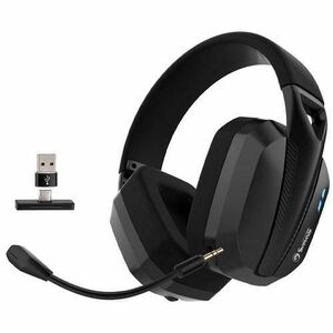 Casti Wireless Gaming Marvo HG9089W RGB, Bluetooth/USB (Negru) imagine