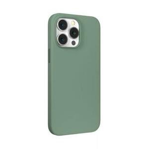 Protectie spate Devia Silicon Nature Series pentru Apple iPhone 14 Pro (Verde) imagine