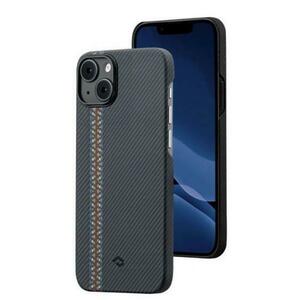 Protectie Spate Pitaka MagEZ 3 Aramida pentru Apple iPhone 14 Plus (Albastru) imagine