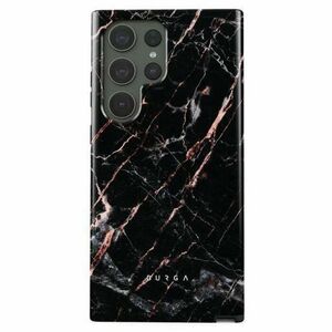 Husa Burga Dual Layer Rose Gold Marble pentru Samsung Galaxy S23 Ultra imagine