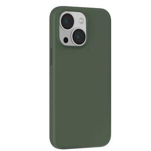 Husa Devia Silicon Nature Series compatibila cu iPhone 15, Verde imagine