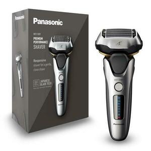 Aparat de ras Panasonic ES-LV69-S803, 5 lame, inchJapanese Blade Technologyinch, Trimmer, Senzor pentru barba, 50min autonomie Li-Ion, Wet & Dry, Cap Flexibil 16D, Negru imagine