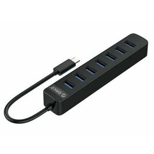 HUB USB Orico TWC3-7A, 7x USB 3.2 Gen 1 (Negru) imagine