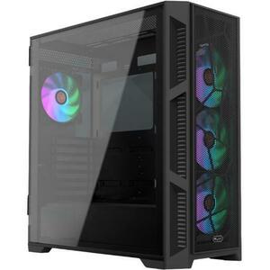 Carcasa Raijintek Ponos Ultra MS4, Panou frontal Mesh, Middle Tower, Fara sursa, ATX (Negru) imagine