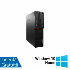 Calculator Sistem PC Refurbished LENOVO M700 SFF, Intel Core i7-6700 3.40GHz, 8GB DDR4, 256GB SSD + Windows 10 Home imagine