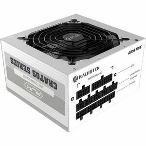 Sursa Raijintek Cratos 1200, ATX, 80+ GOLD, 1200W, 1x 120mm, PCIe 5.0, Full Modulara (Alb) imagine