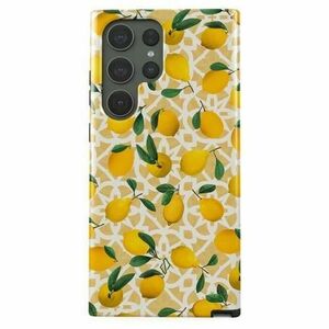 Husa Burga Dual Layer Lemon Juice pentru Samsung Galaxy S23 Ultra imagine