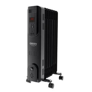 Calorifer electric cu ulei Camry CR7812, 1500W, 7 elementi, Telecomanda, Display LED (Negru) imagine