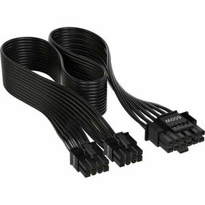 Cablu Modular Corsair 12+4pin, PCIe Gen 5, 12VHPWR, 600W, pentru surse Corsair Type 4 (Negru) imagine