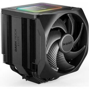 Cooler CPU be quiet! Dark Rock Elite, 1x 135mm, 2000 rpm, iluminare RGB, PWM (Negru) imagine