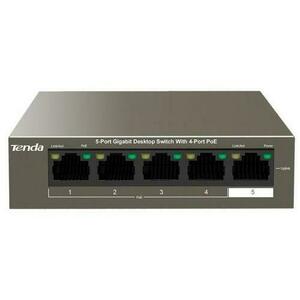 Switch Tenda TEG1105P-4-63W, Gigabit, 5 porturi, 4 x PoE imagine