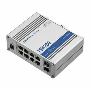 Switch Teltonika PoE+ Switch, 8 porturi ethernet, 2 porturi SFP imagine