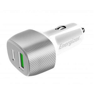 Incarcator auto Energizer D38WS, 38W, USB, USB-C (Alb/Gri) imagine