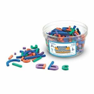 Joc de logica Learning Resources Set constructie magnetic - Litere si cifre imagine