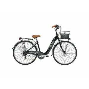 Bicicleta Oras Adriatica Relax 26, Roti 26inch, Cadru 450mm, 6 viteze (Negru) imagine