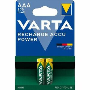 Baterii, VARTA, POWER, AAA, 800 mAh, BL2, Verde/Galben imagine