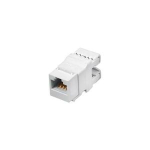 Mufa neecranata Keystone, Alantec, RJ45, UTP, CAT.5E, Alb imagine