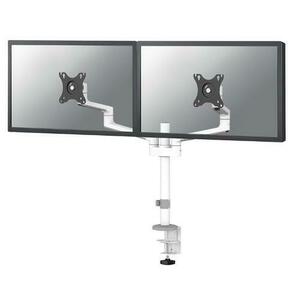 Suport 2 monitoare Neomounts DS60-425WH2, 17inch-27inch, 16 kg, VESA 75x75, 100x100 (Alb) imagine