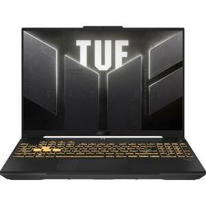 Laptop Gaming ASUS TUF F16 FX607JV (Procesor Intel® Core™ i7-13650HX (24M Cache, up to 4.90 GHz), 16inch FHD+ 165Hz, 16GB, 1TB SSD, NVIDIA GeForce RTX 4060 @8GB, DLSS 3.0, Negru/Gri) imagine