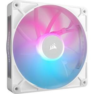 Ventilator Corsair iCUE LINK RX140 RGB, iluminare RGB, 140mm, 1700 rpm, PWM (Alb) imagine