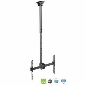 Suport TV de tavan Techly ICA-CPLB946L, 37 - 70 inch, 50kg, Negru imagine