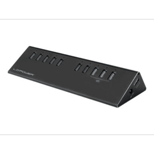 Hub USB LC-Power LC-HUB-2B-10, 10 porturi USB 3.0 (Negru) imagine