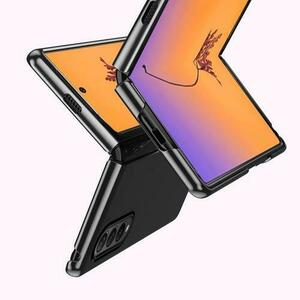 Husa Lemontti Plating Samsung Galaxy Z Fold4 (Negru) imagine