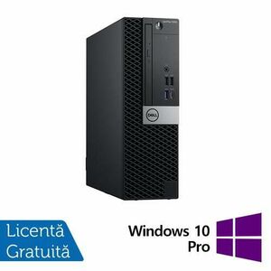 Calculator Sistem PC Refurbished DELL OptiPlex 5060 SFF, Intel Core i5-8400 2.80 - 4.00GHz, 8GB DDR4, 256GB SSD + Windows 10 Pro imagine