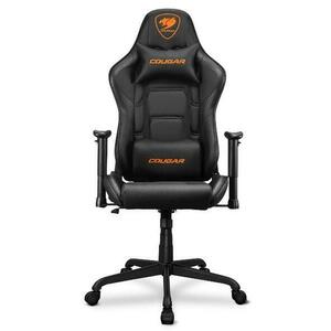 Scaun Gaming Cougar Armor Elite Black, Greutate maxima 120 kg (Negru) imagine