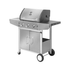 Gratar gaz Teesa Master Grill BBQ 3001 TSA0095HQ, 3 arzatoare, loc pentru butelie imagine