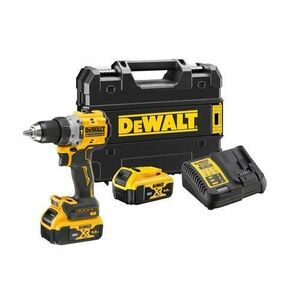 Masina insurubat/gaurit pe acumulator cuplu reglabil Dewalt DCD805P2T, 650/2000 rpm, 90 Nm, percutie, 18V, 2x5Ah, cutie TSTAK Dewalt imagine