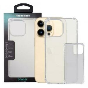 Protectie pentru spate Spacer SPPC-AP-IP14PM-CLR pentru Iphone 14 Pro Max, Transparenta imagine