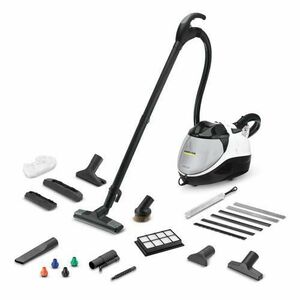 Aspirator cu abur Karcher SV 7, 2200 W, 4 bar (Alb/Negru) imagine