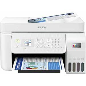 Multifunctional Inkjet Epson EcoTank L5316, A4, Color, 10 ppm, USB, Retea, Wireless (Alb) imagine