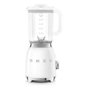 Blender de masa retro Smeg BLF03WHEU, 800 W, 4 programe, Pulse, Auto-curatare, 18000 rpm (Alb) imagine