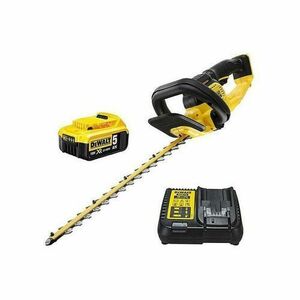 Foarfeca pentru gard viu, Dewalt, acumulator 18 V, 5.0 Ah, lama din otel , 55 cm imagine