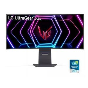 Monitor Gaming OLED LG 39inch 39GS95QE-B, WQHD (3440 x 1440), HDMI, DisplayPort, Ecran curbat, 240 Hz, 0.03 ms (Negru) imagine