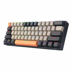 Tastatura Bluetooth si cu fir gaming mecanica Redragon Draconic Pro, iluminare RGB, Multicolor imagine