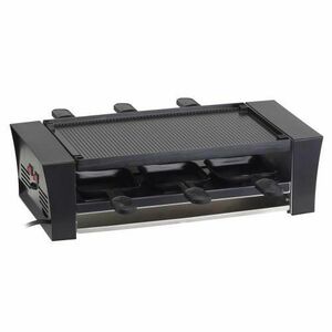 Gratar electric , racleta pentru Pizza Trisa Model 7583.4212, Putere 1500W, gratar 2 fete 22x36 cm detasabil, Suprafate antiaderente, Raclette pan coating imagine