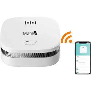 Senzor de Fum Smart wireless WiFI Mentor SY071 cu baterie, 3 ani durata de viata, 2.4GHz imagine