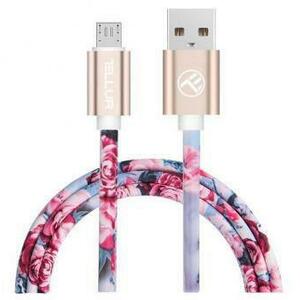 Cablu de date Tellur TLL155302 Micro USB, 1m (Multicolor) imagine