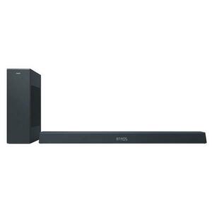 Soundbar Philips TAB8405/10, 2.1, 200 W, Bluetooth, WiFi, Subwoofer wireless (Negru) imagine