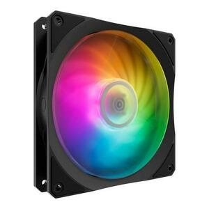 Ventilator Cooler Master Mobius 140P ARGB, iluminare RGB, 140 mm, 1900 rpm, PWM (Negru) imagine