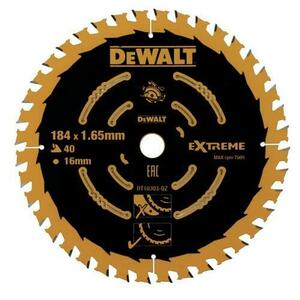 Panza circulara Extreme 184X16X1MM 40Z, DeWALT, DT10303 imagine